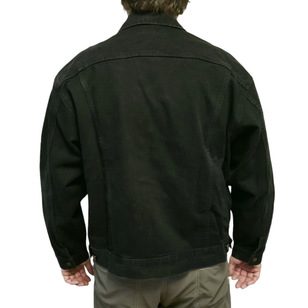 THE HAUNTED Tour 2004 black denim jeans jacket heavy thrash death metal band XL - Picture 3 of 8